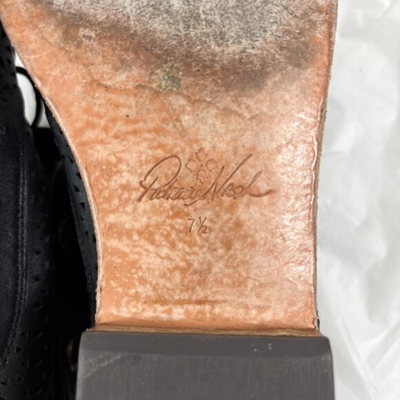 Patricia Nash Sabrina Ankle Boots Black Italian Leather Women’s Size 7.5 - Picture 15 of 16